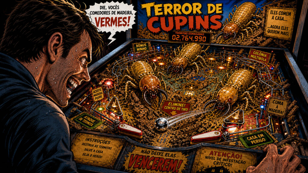 Cupins o terror das máquinas de pinball