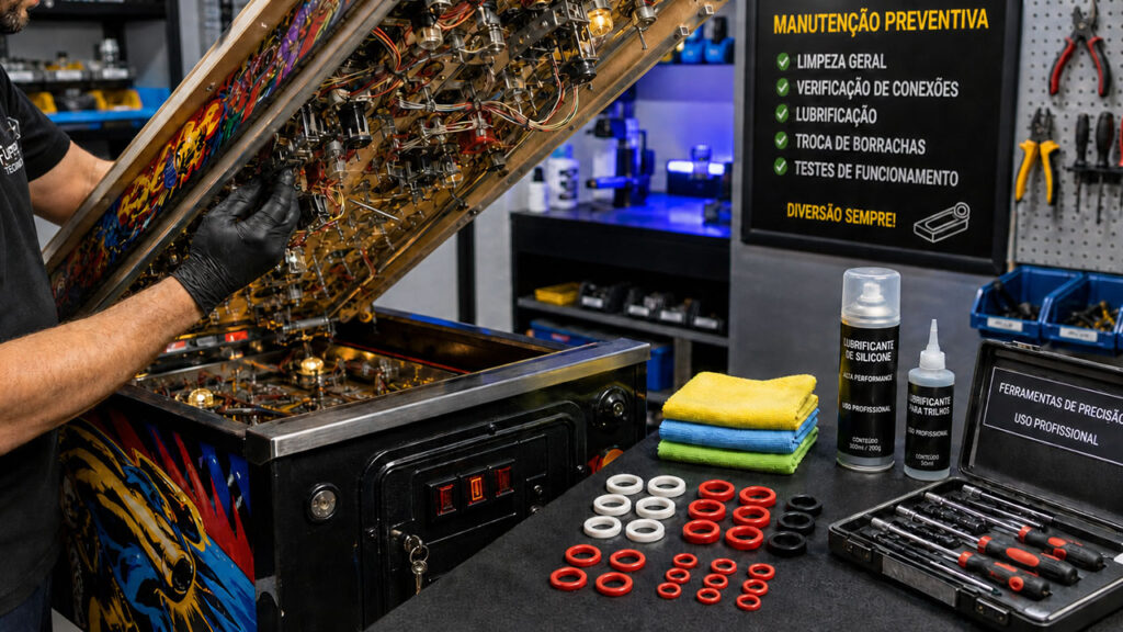 Manutenção Preventiva em Pinballs