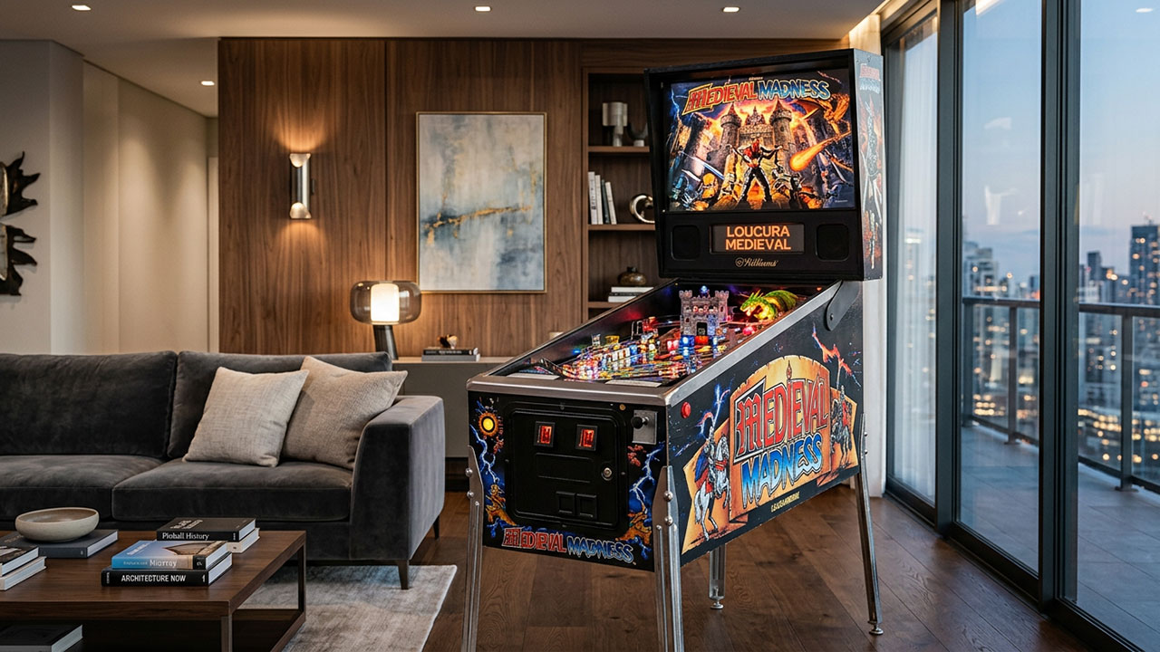Pinball na Decoração