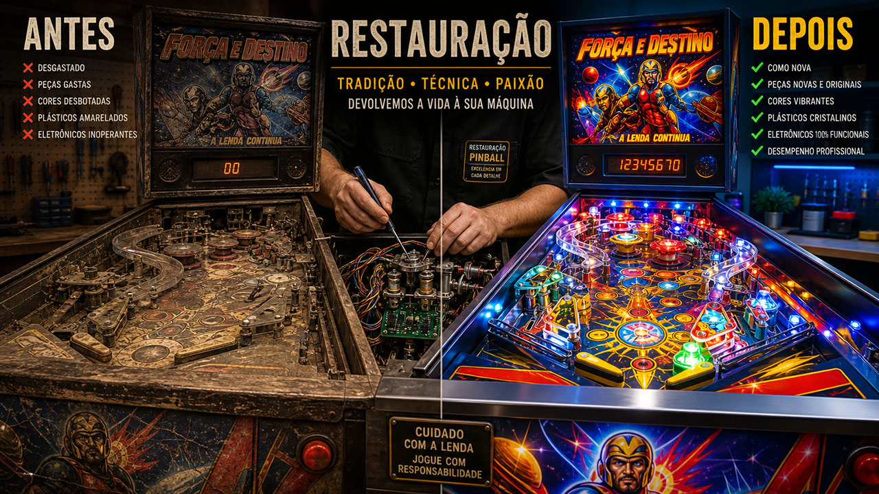 Restauração de Pinballs